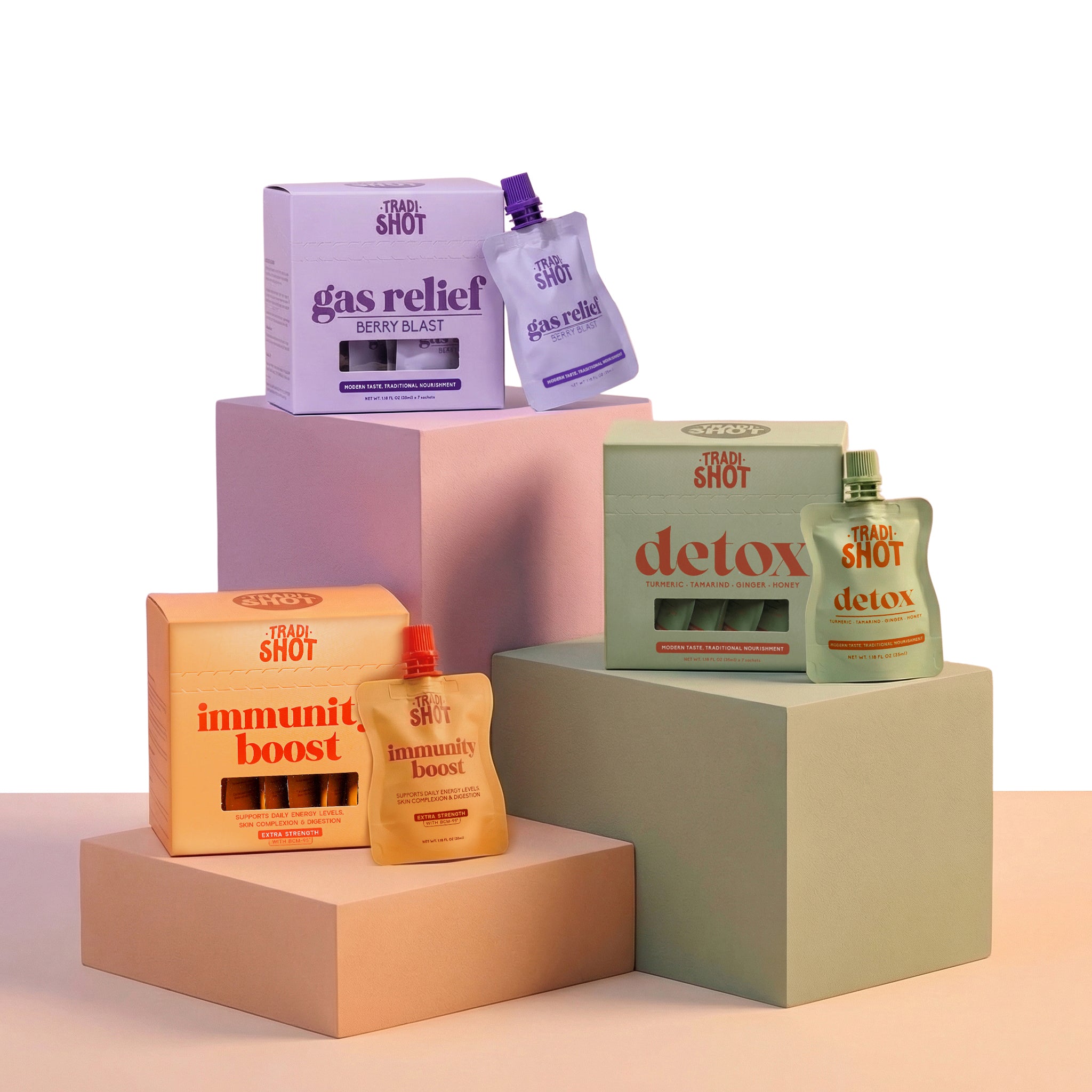 Tradishot Trio Essentials - 3 Box Bundle